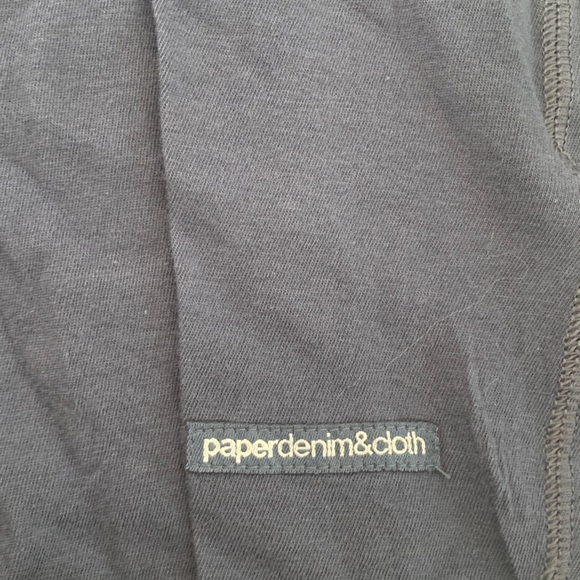 Paper Denim & Cloth mens navy blue t-shirt sz. M style: M3BGWJHENNY. - Picture 2 of 8